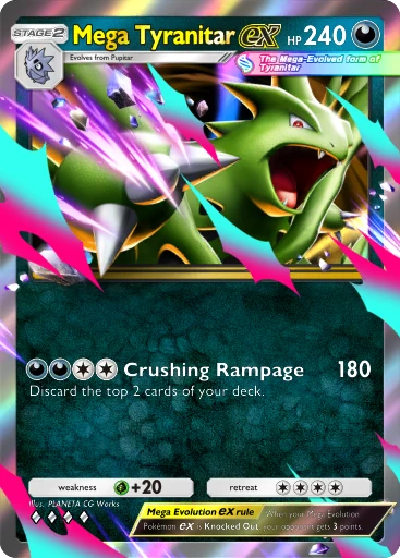 085 Mega Tyranitar ex – Dual Fusion