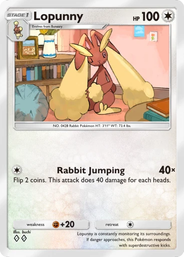 116 Lopunny – Dual Fusion