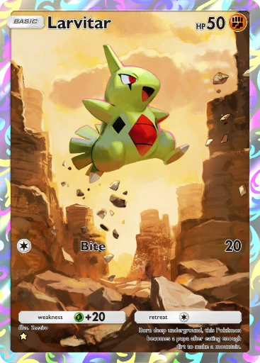 145 Larvitar – Dual Fusion