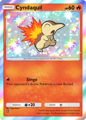 190 Cyndaquil – Dual Fusion