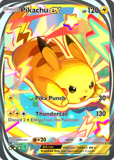 183 Pikachu ex – Dual Fusion