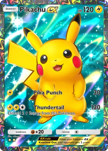 156 Pikachu ex – Dual Fusion