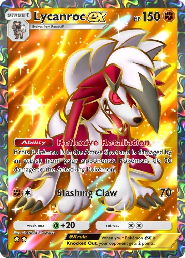 159 Lycanroc ex – Dual Fusion