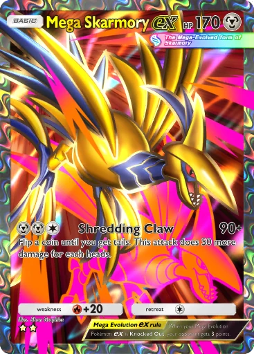 161 Mega Skarmory ex – Dual Fusion