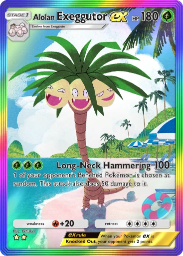 171 Alolan Exeggutor ex – Dual Fusion