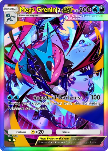 173 Mega Greninja ex – Dual Fusion