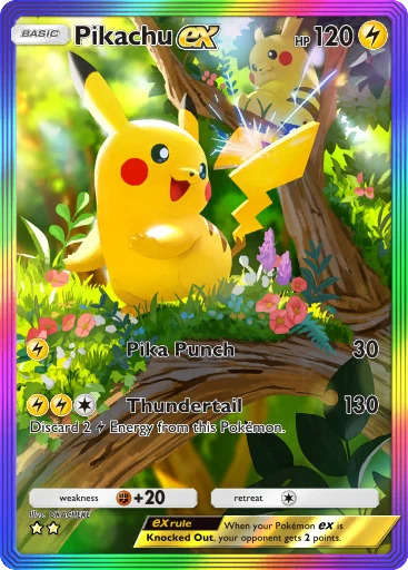 174 Pikachu ex – Dual Fusion