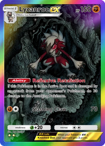 177 Lycanroc ex – Dual Fusion