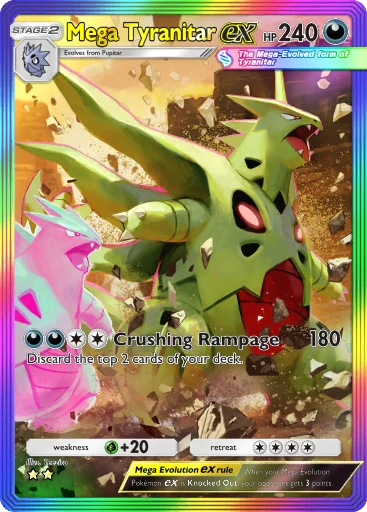 178 Mega Tyranitar ex – Dual Fusion