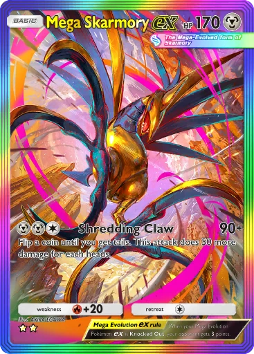 179 Mega Skarmory ex – Dual Fusion