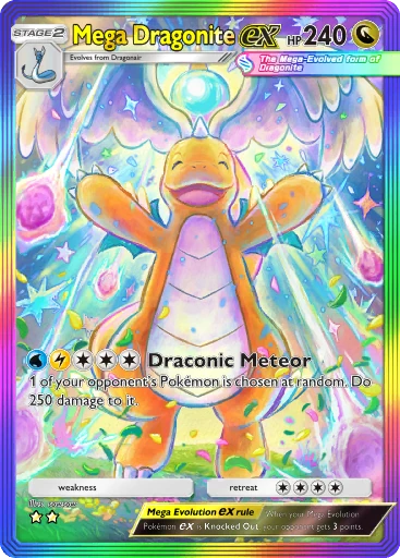 180 Mega Dragonite ex – Dual Fusion