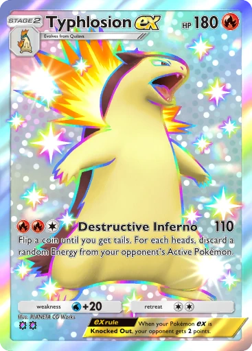 208 Typhlosion ex – Dual Fusion