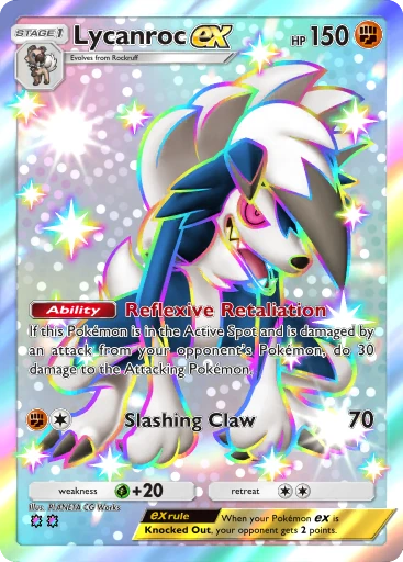 210 Lycanroc ex – Dual Fusion