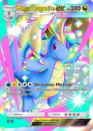 211 Mega Dragonite ex – Dual Fusion