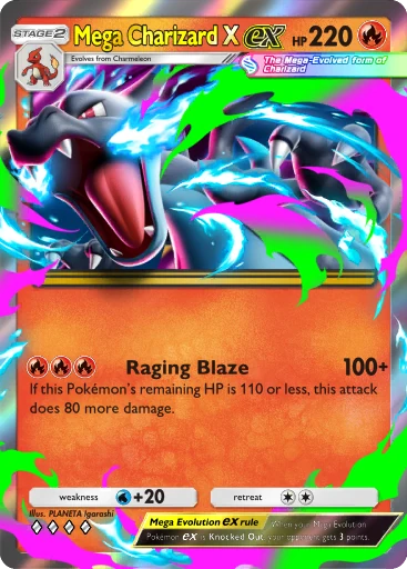 031 Mega Charizard X ex – Deluxe Pack: Mega