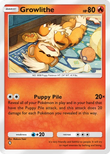 033 Growlithe – Deluxe Pack: Mega