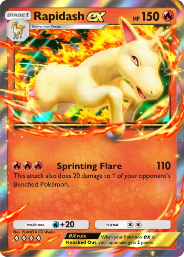 035 Rapidash ex – Deluxe Pack: Mega