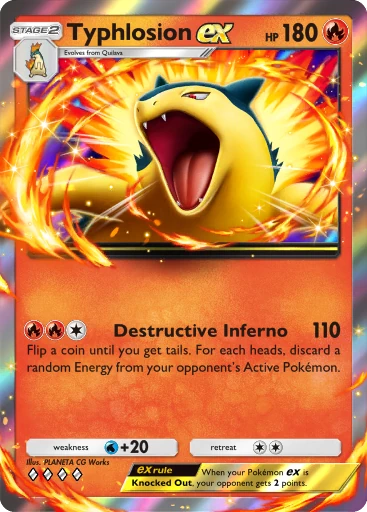 038 Typhlosion ex – Deluxe Pack: Mega
