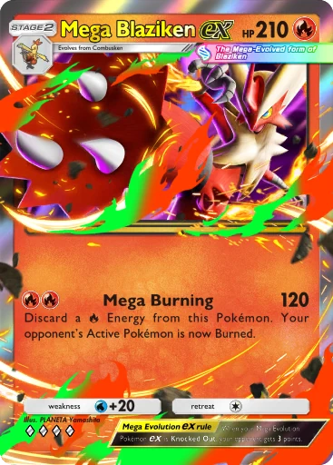 041 Mega Blaziken ex – Deluxe Pack: Mega