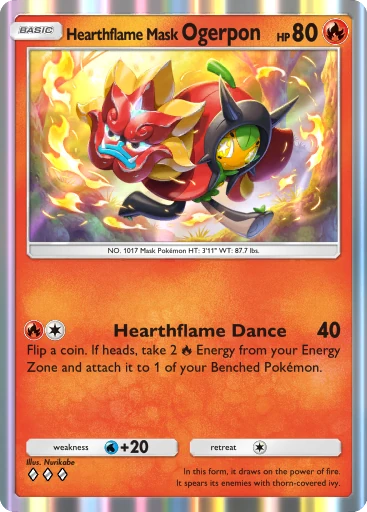 051 Hearthflame Mask Ogerpon – Deluxe Pack: Mega