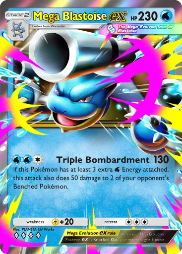 054 Mega Blastoise ex – Deluxe Pack: Mega