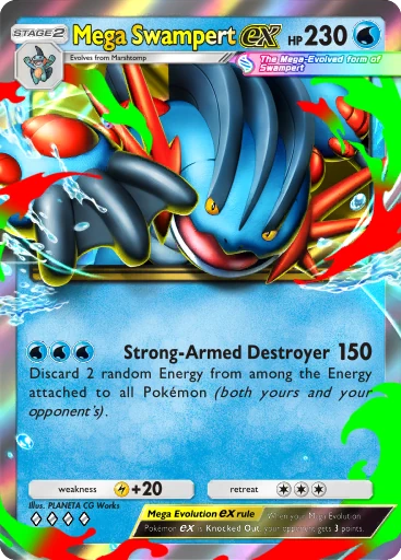064 Mega Swampert ex – Deluxe Pack: Mega