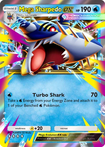 066 Mega Sharpedo ex – Deluxe Pack: Mega