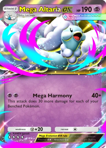 107 Mega Altaria ex – Deluxe Pack: Mega