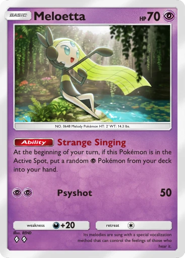 111 Meloetta – Deluxe Pack: Mega