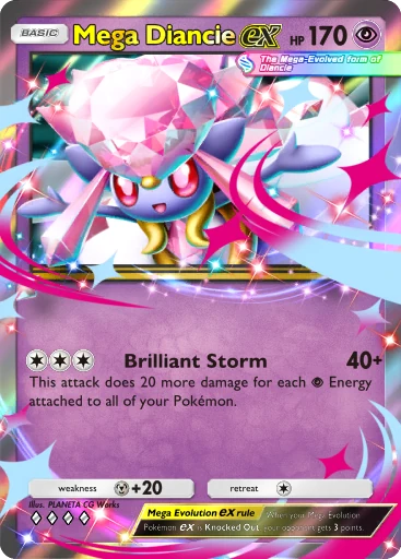 114 Mega Diancie ex – Deluxe Pack: Mega