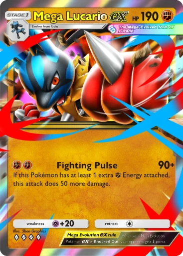 127 Mega Lucario ex – Deluxe Pack: Mega