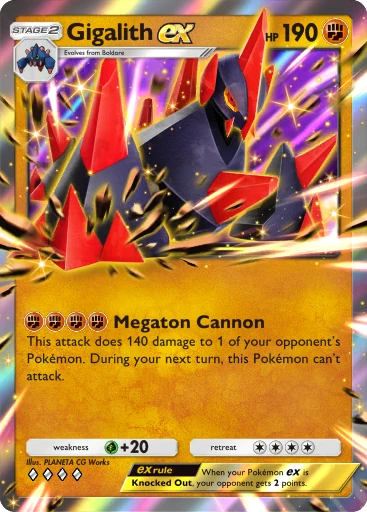 131 Gigalith ex – Deluxe Pack: Mega