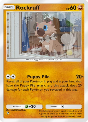 134 Rockruff – Deluxe Pack: Mega