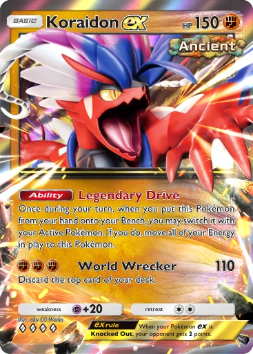 136 Koraidon ex – Deluxe Pack: Mega