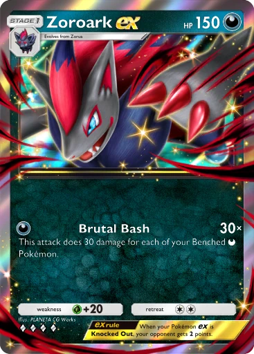 146 Zoroark ex – Deluxe Pack: Mega
