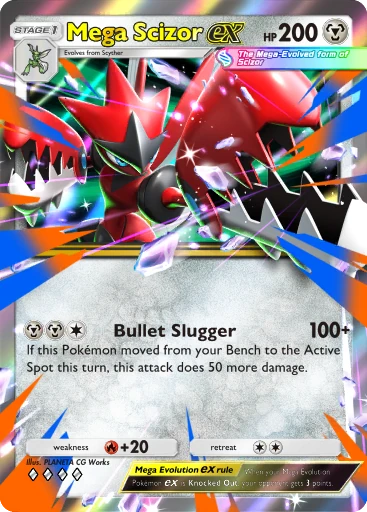 156 Mega Scizor ex – Deluxe Pack: Mega