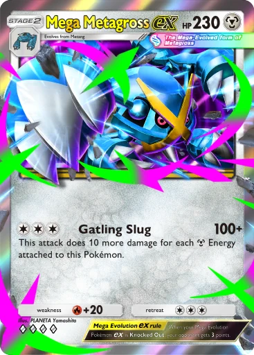 160 Mega Metagross ex – Deluxe Pack: Mega