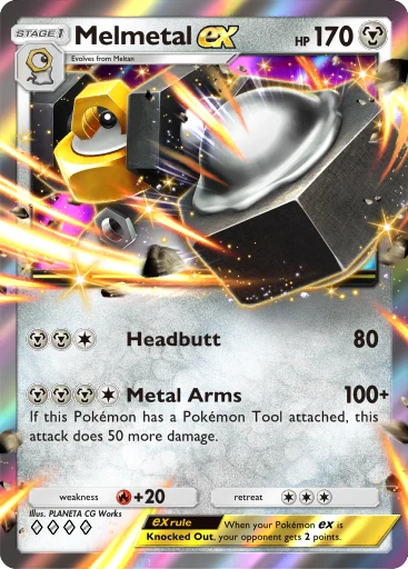 166 Melmetal ex – Deluxe Pack: Mega