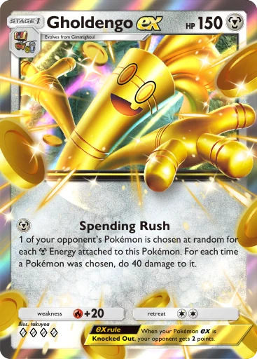 168 Gholdengo ex – Deluxe Pack: Mega