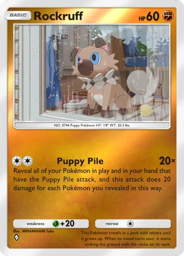 322 Rockruff – Deluxe Pack: Mega