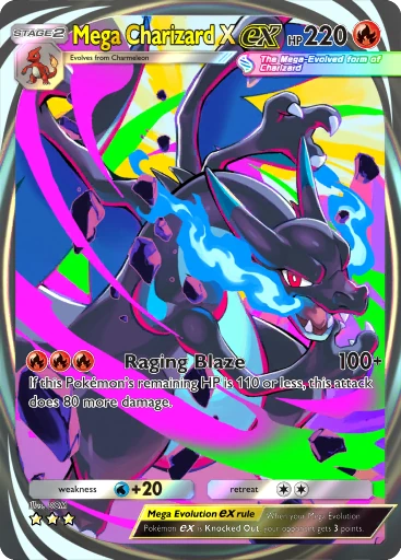 425 Mega Charizard X ex – Deluxe Pack: Mega