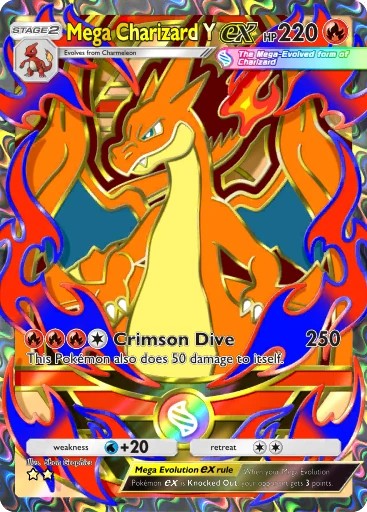 412 Mega Charizard Y ex – Deluxe Pack: Mega