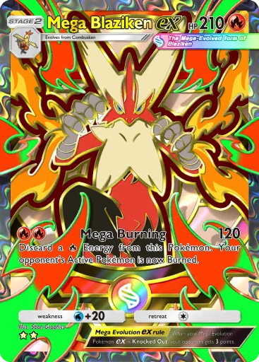 413 Mega Blaziken ex – Deluxe Pack: Mega