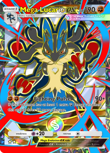 418 Mega Lucario ex – Deluxe Pack: Mega