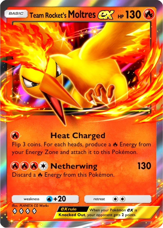 007 Team Rocket's Moltres ex – Team Rocket's Ambition