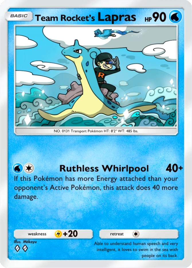 013 Team Rocket's Lapras – Team Rocket's Ambition