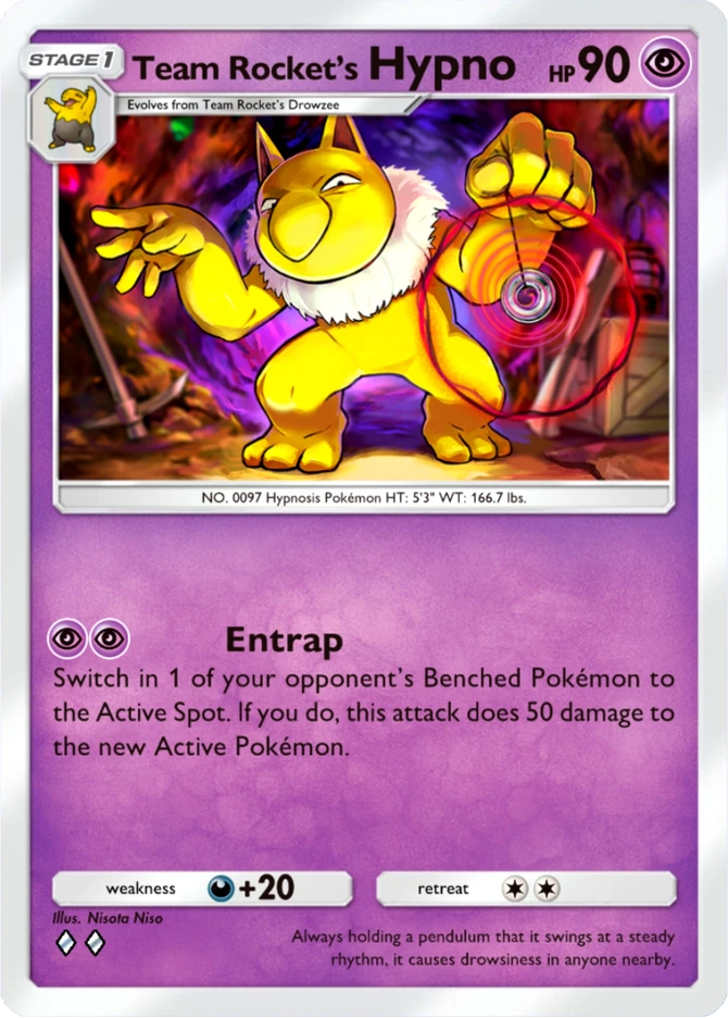 028 Team Rocket's Hypno – Team Rocket's Ambition