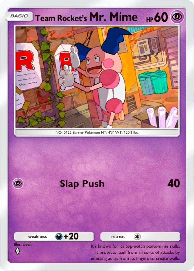 029 Team Rocket's Mr. Mime – Team Rocket's Ambition