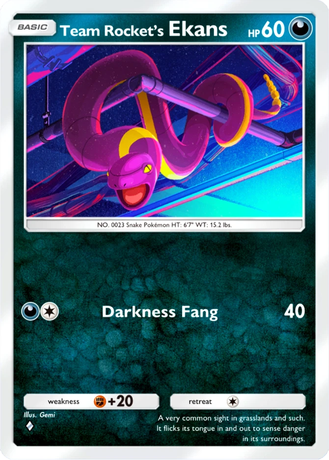 038 Team Rocket's Ekans – Team Rocket's Ambition