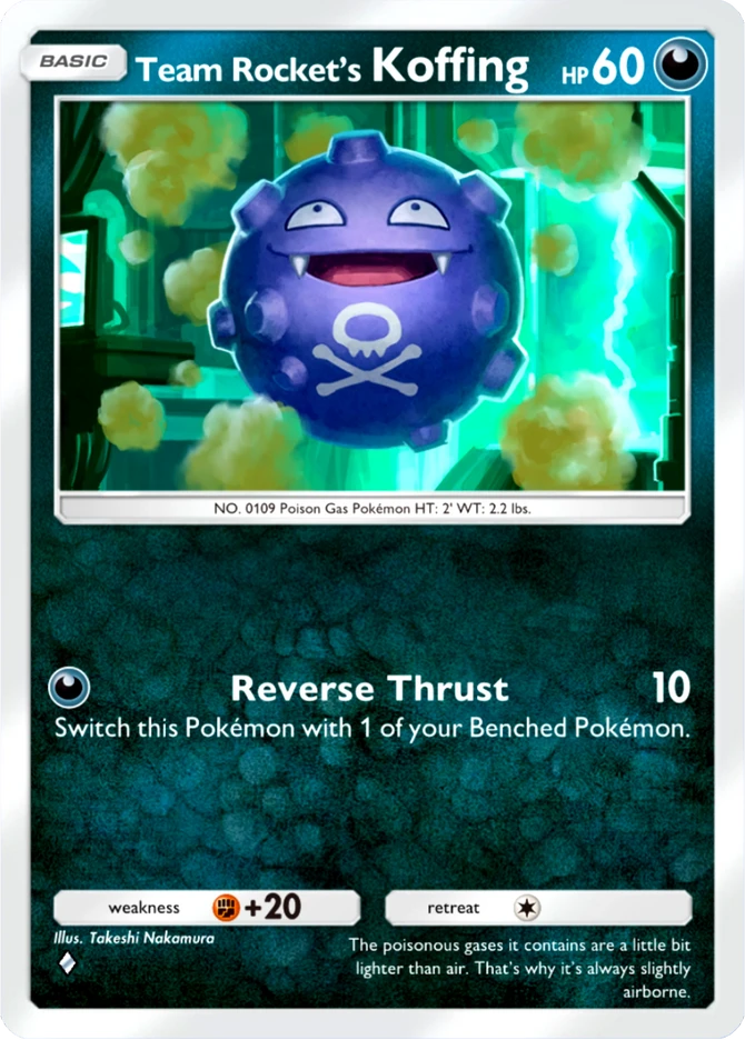042 Team Rocket's Koffing – Team Rocket's Ambition